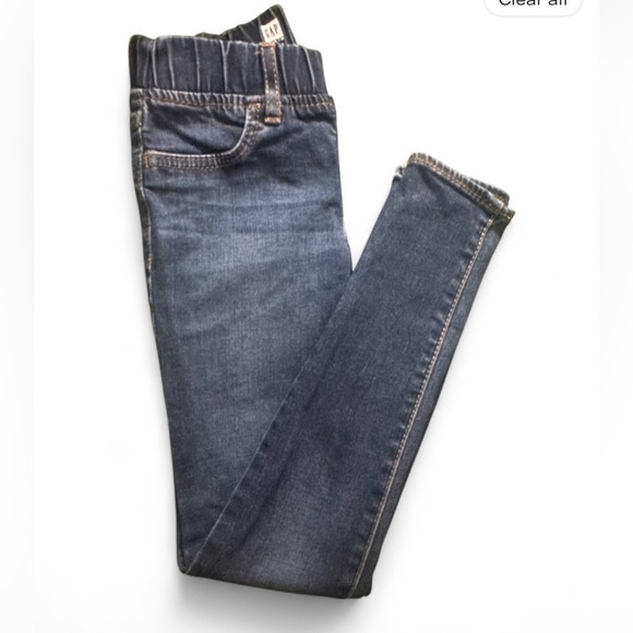 GAP Dark Blue Girls Jegging Jeans - Picture 3 of 4